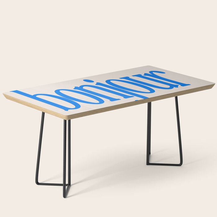 Bold Bonjour French Greeting Typography Coffee Table Gallery Image 1