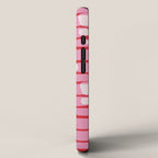 Cherry red and pink Geometric  iPhone Case Gallery Image 2