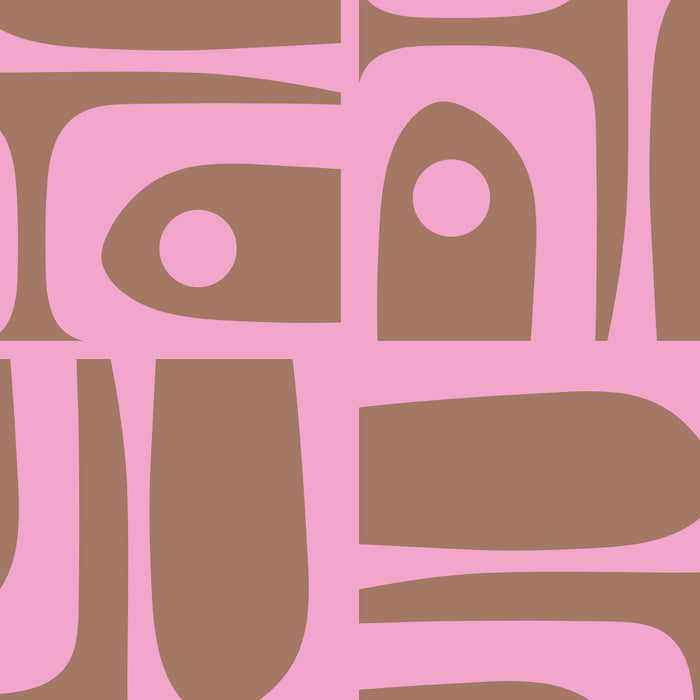 Midcentury Modern Piquet 5 Inspired by PANTONE 17 1230 Color of the Year Mocha Mousse  Coffee Mug Gallery Image 2