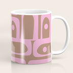Midcentury Modern Piquet 5 Inspired by PANTONE 17 1230 Color of the Year Mocha Mousse  Coffee Mug Gallery Image 1