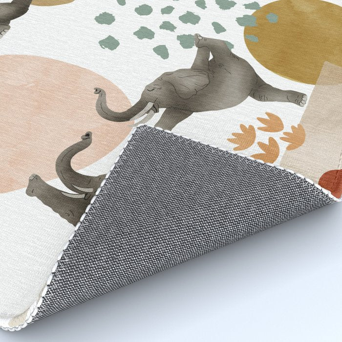 Elephant yoga 01 Rug Gallery Image 4