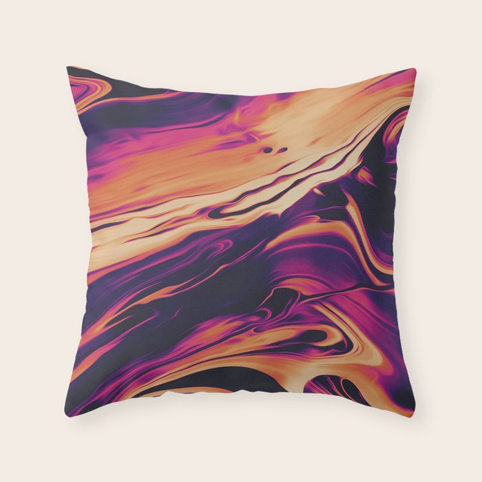 LONG WAY BACK Throw Pillow Gallery Image 1