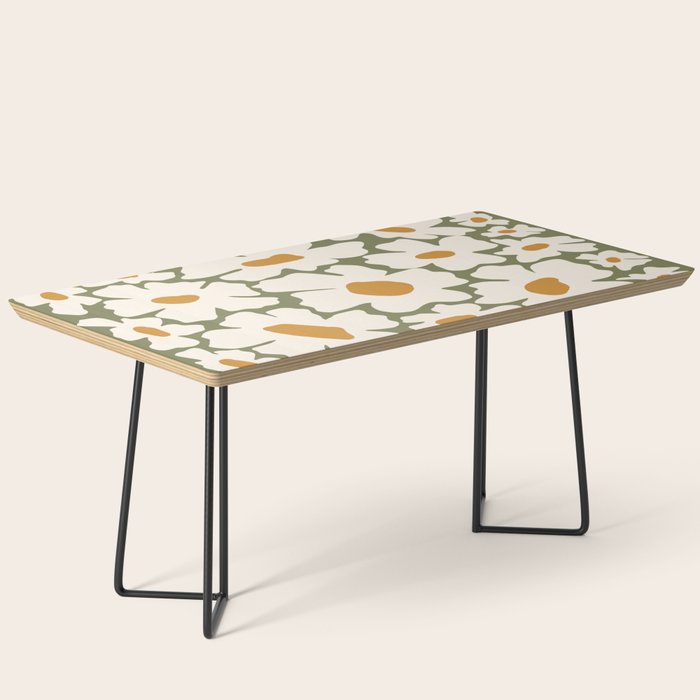 Cute retro floral art Coffee Table Gallery Image 1