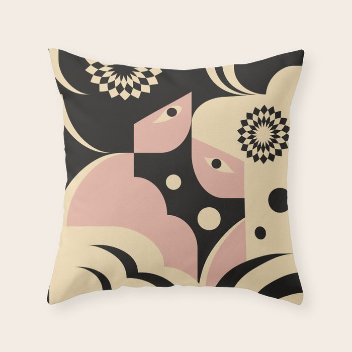 Bubble Bath Throw Pillow Gallery Image 6