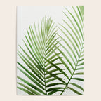 Fresh Palm Fronds Watercolor Poster Gallery Image 4