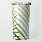 Fresh Palm Fronds Watercolor Travel Mug Gallery Image 2