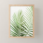Fresh Palm Fronds Watercolor Mini Art Print Gallery Image 1