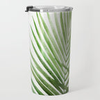 Fresh Palm Fronds Watercolor Travel Mug Gallery Image 3