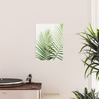Fresh Palm Fronds Watercolor Poster Gallery Image 2