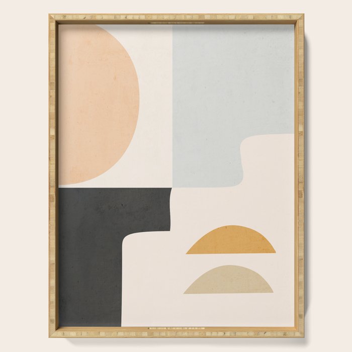 Modern Abstract Art 3 Serving Tray Gallery Image 1
