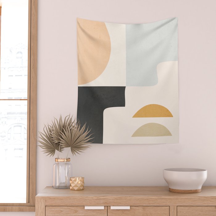 Modern Abstract Art 3 Wall Tapestry Gallery Image 2