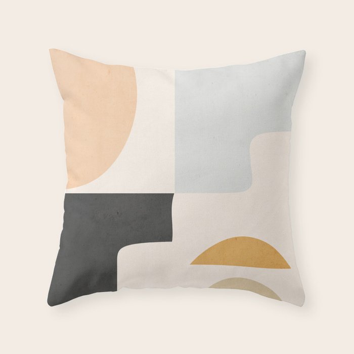 Modern Abstract Art 3 Throw Pillow Gallery Image 1