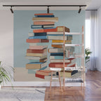 Books in Balance Wall Mural Gallery Image 1