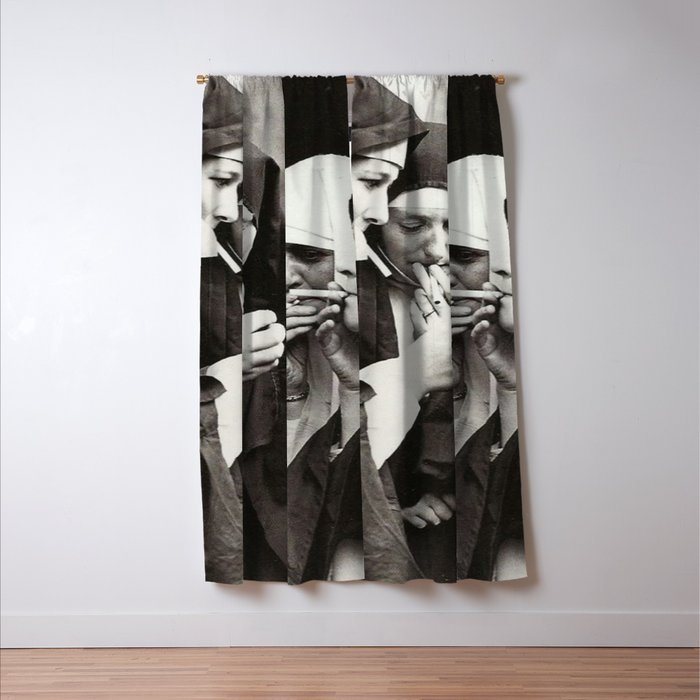 Nuns Smoking Window Curtain Gallery Image 3