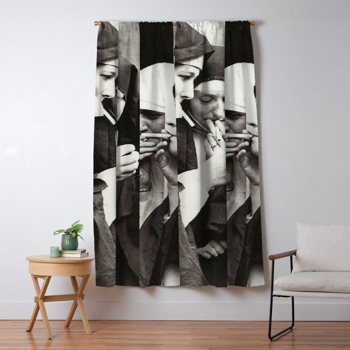 Nuns Smoking Window Curtain Gallery Image 5