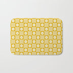 Check and Flowers Bath Mat Gallery Image 1