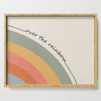 Retro Boho Rainbow with Quote Serving Tray Gallery Image 1