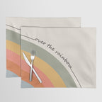Retro Boho Rainbow with Quote Placemat Gallery Image 1