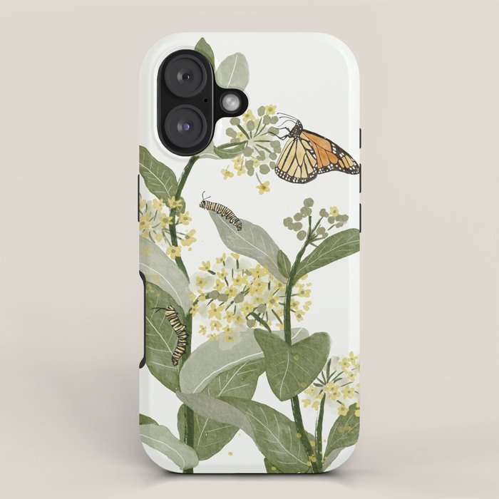 Monarch's Milkweeds iPhone Case