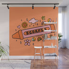 Scorpio Crayon Wall Mural Gallery Image 1