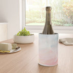 Overwhelm - Pink and Gray Pastel Seascape Wine Chiller Gallery Image 4
