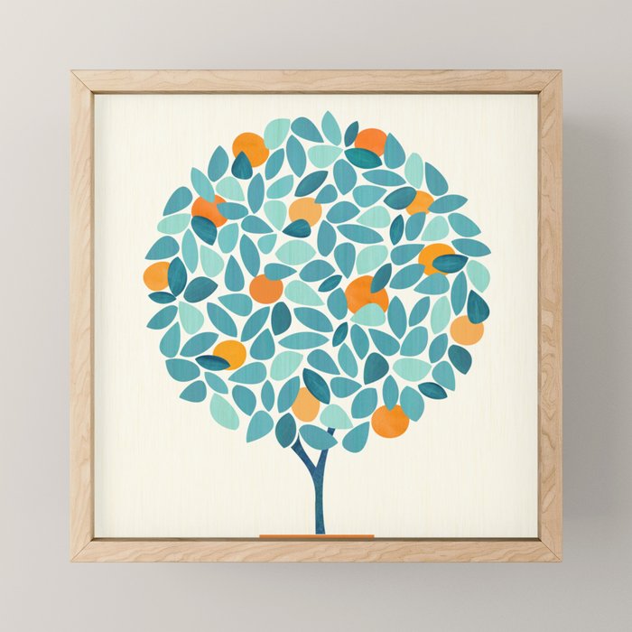 Tropical Mango Tree Mini Art Print Gallery Image 1