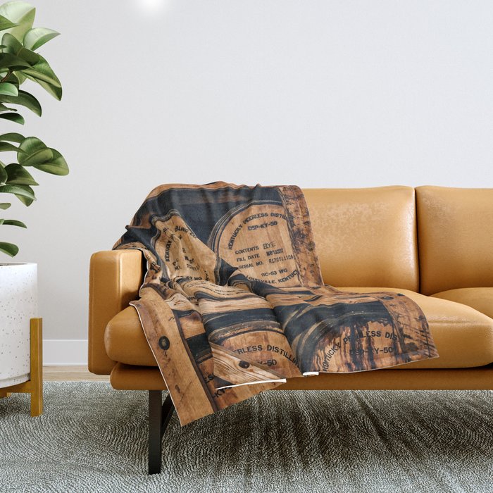 Bourbon Throw Blanket Gallery Image 1