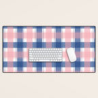 Soft Tones Grid Fusion Desk Mat Gallery Image 1