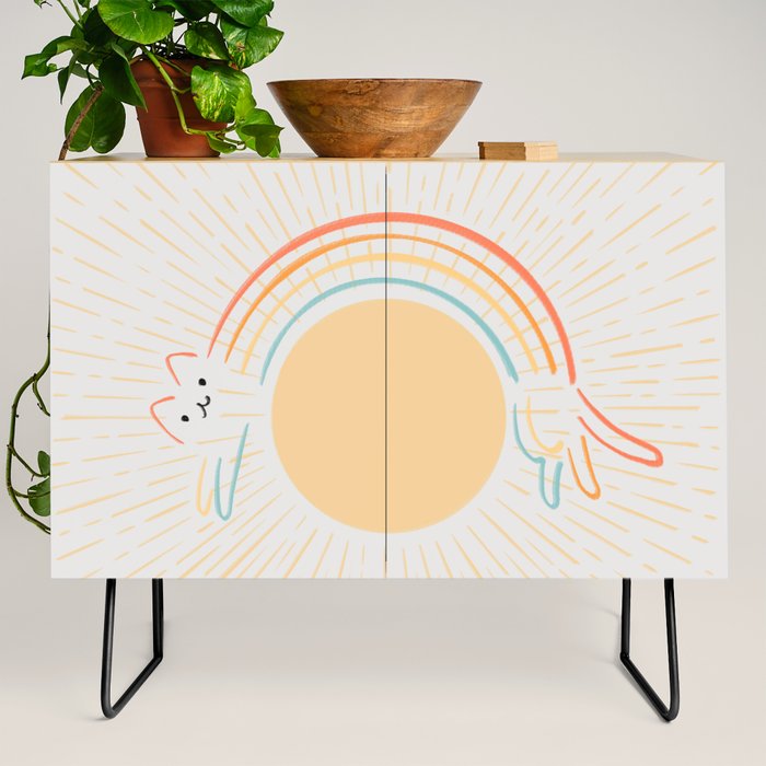 Cat Landscape 119: Get Over it Credenza Gallery Image 2
