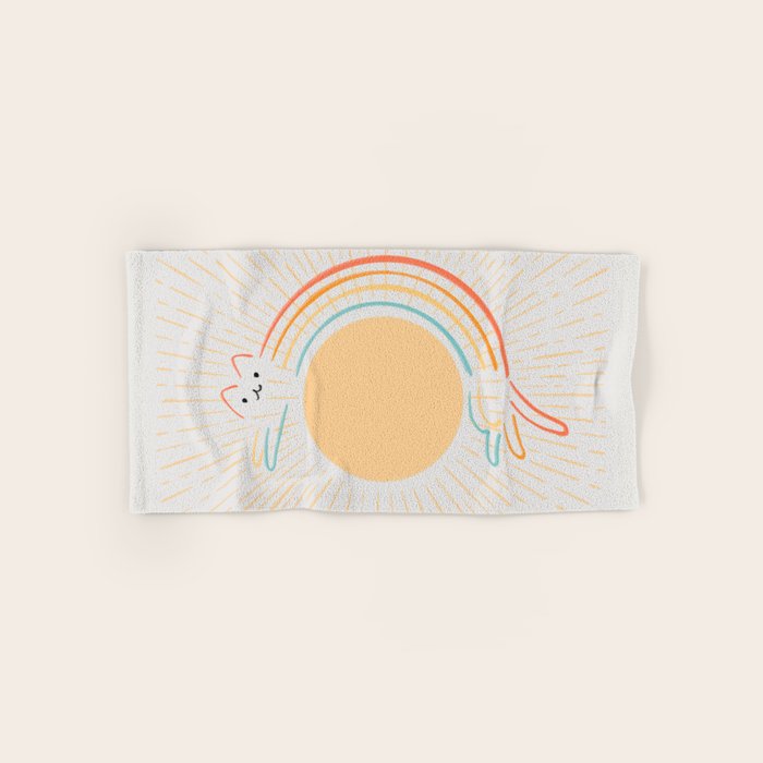Cat Landscape 119: Get Over it Bath Towel Gallery Image 1