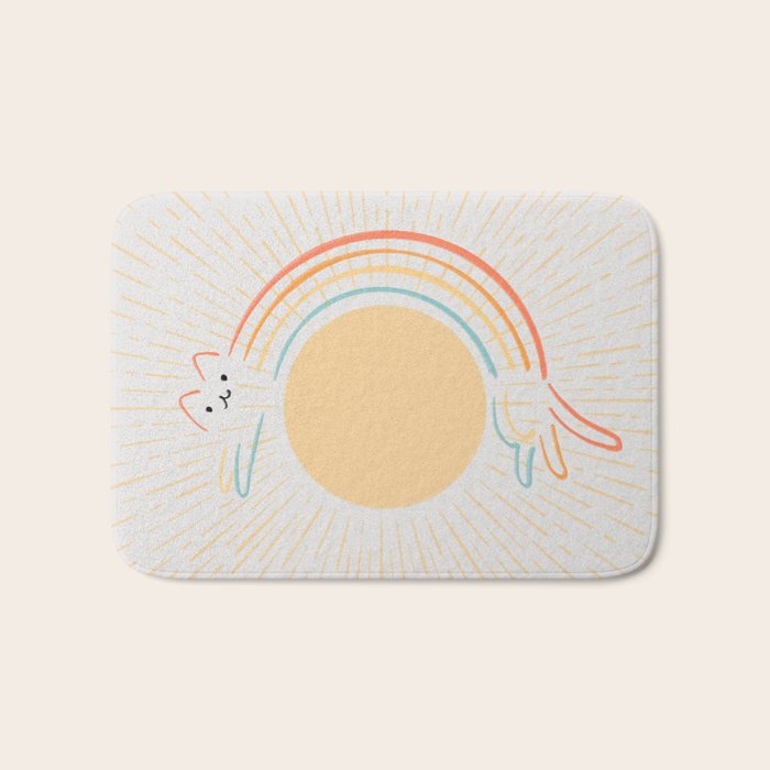 Cat Landscape 119: Get Over it Bath Mat Gallery Image 1