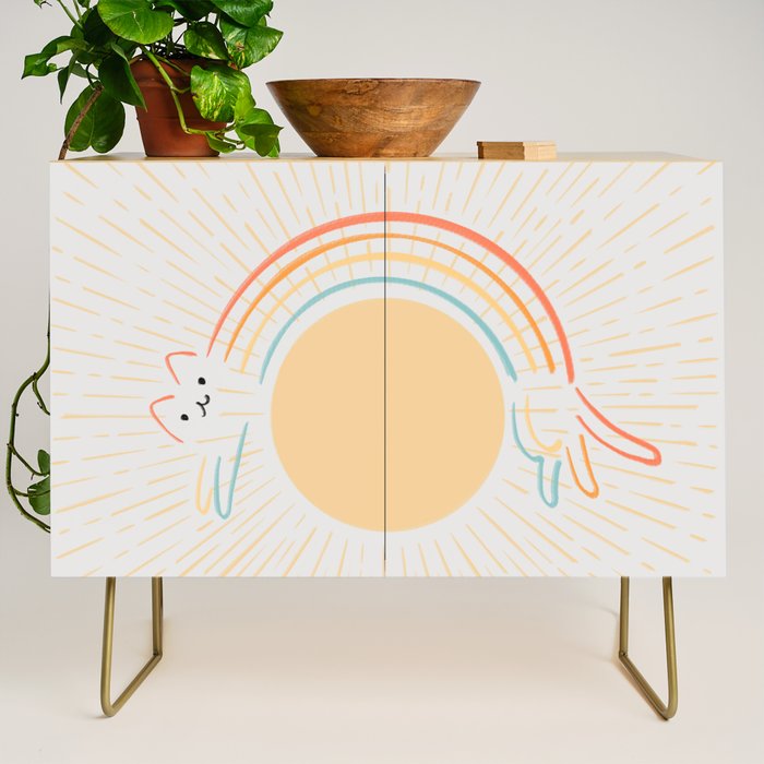 Cat Landscape 119: Get Over it Credenza Gallery Image 1