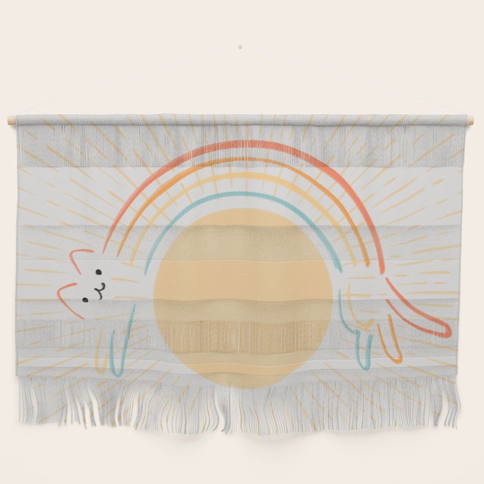 Cat Landscape 119: Get Over it Wall Hanging Gallery Image 1