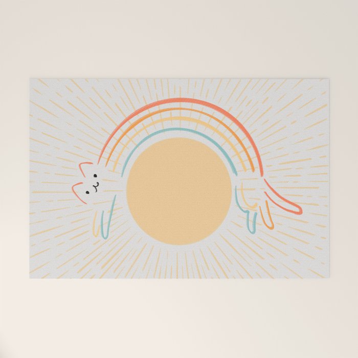 Cat Landscape 119: Get Over it Welcome Mat Gallery Image 1