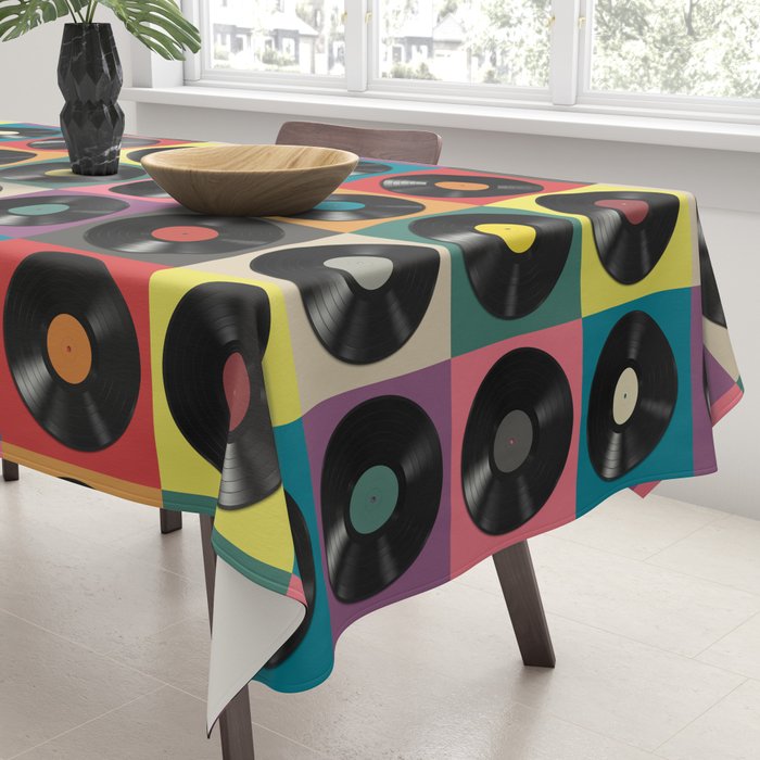 Vinyl Record Tablecloth Gallery Image 3