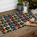 Vinyl Record Outdoor Rug Gallery Image 2