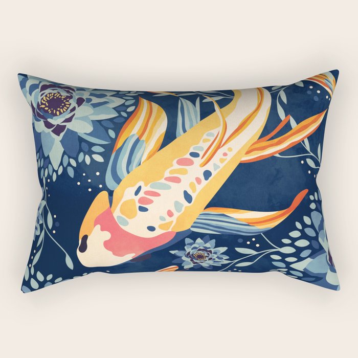 The Lotus Pond Rectangular Pillow Gallery Image 1