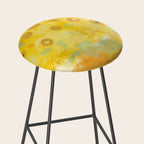 Abstract autumn with gold and warm light Stool Gallery Image 2