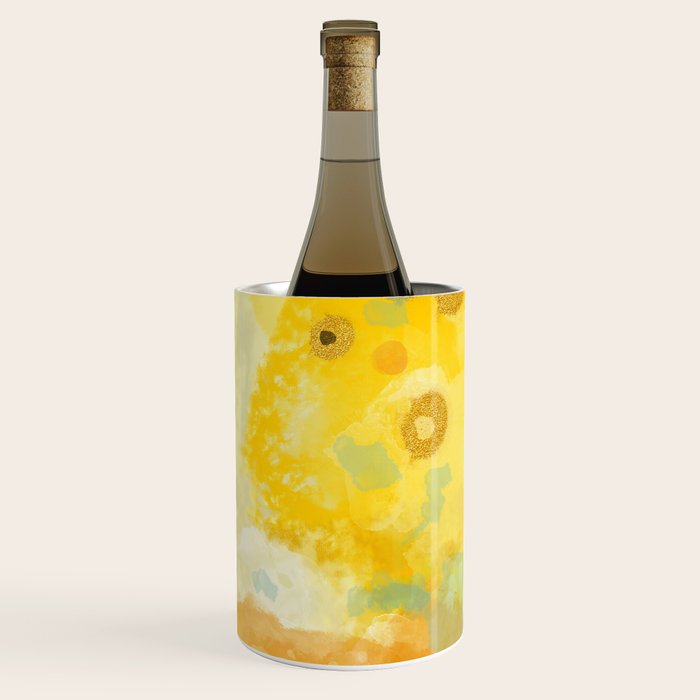 Abstract autumn with gold and warm light Wine Chiller Gallery Image 2