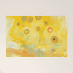 Abstract autumn with gold and warm light Welcome Mat Gallery Image 1