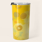 Abstract autumn with gold and warm light Travel Mug Gallery Image 3