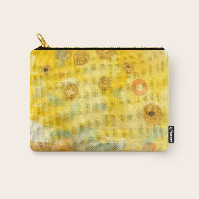 Abstract autumn with gold and warm light Carry All Pouch Gallery Image 1
