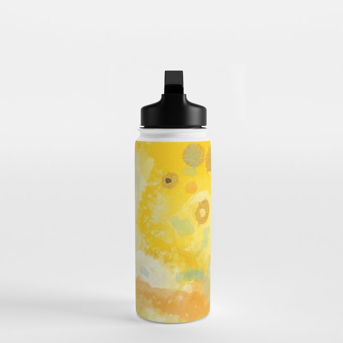 Abstract autumn with gold and warm light Water Bottle Gallery Image 3
