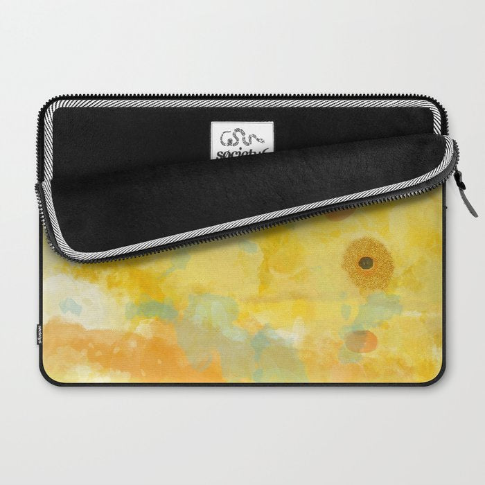 Abstract autumn with gold and warm light Laptop Sleeve Gallery Image 2