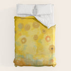 Abstract autumn with gold and warm light Duvet Cover Gallery Image 6