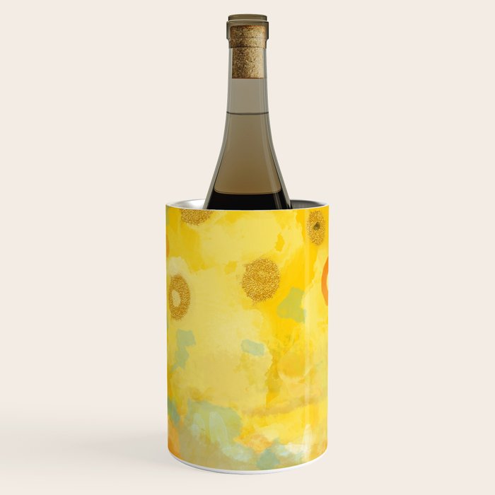 Abstract autumn with gold and warm light Wine Chiller Gallery Image 1