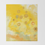 Abstract autumn with gold and warm light Throw Blanket Gallery Image 2