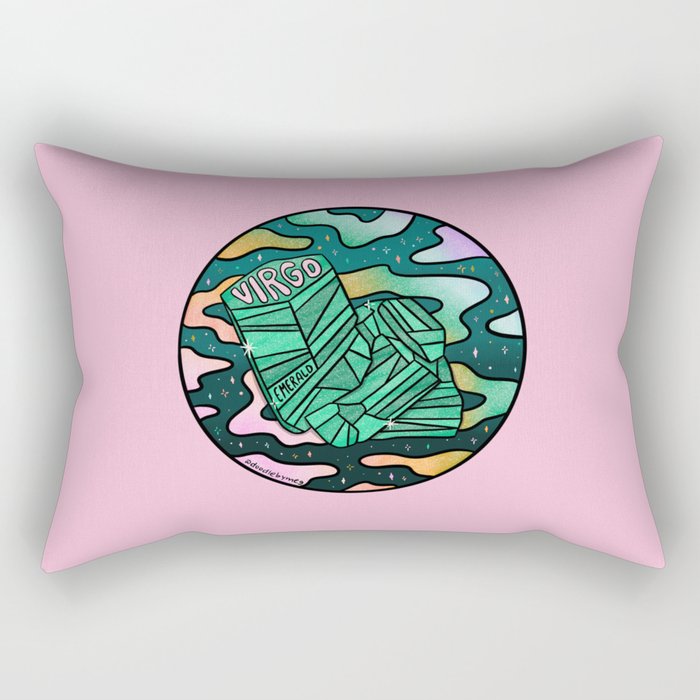 Virgo Crystal Rectangular Pillow Gallery Image 2