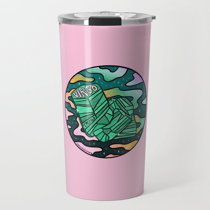 Virgo Crystal Travel Mug Gallery Image 1