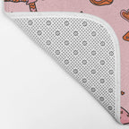 Valentine Mushrooms Bath Mat Gallery Image 2